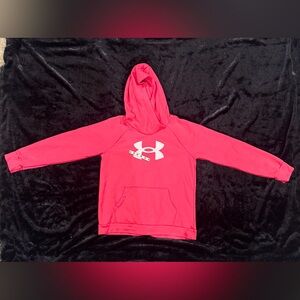 Under Armour Pink Sweatshirt Athletic Style